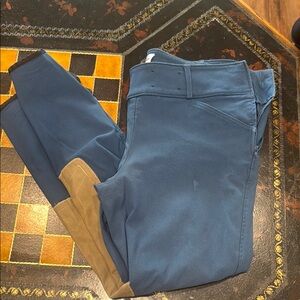 Blue and Tan Tailored Sportsman Breeches